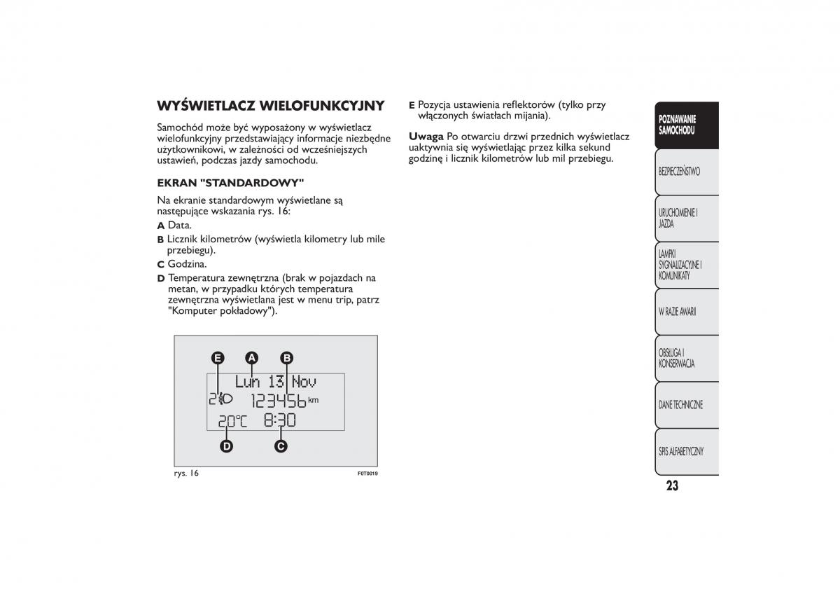 Fiat Fiorino IV 4 instrukcja obslugi / page 26