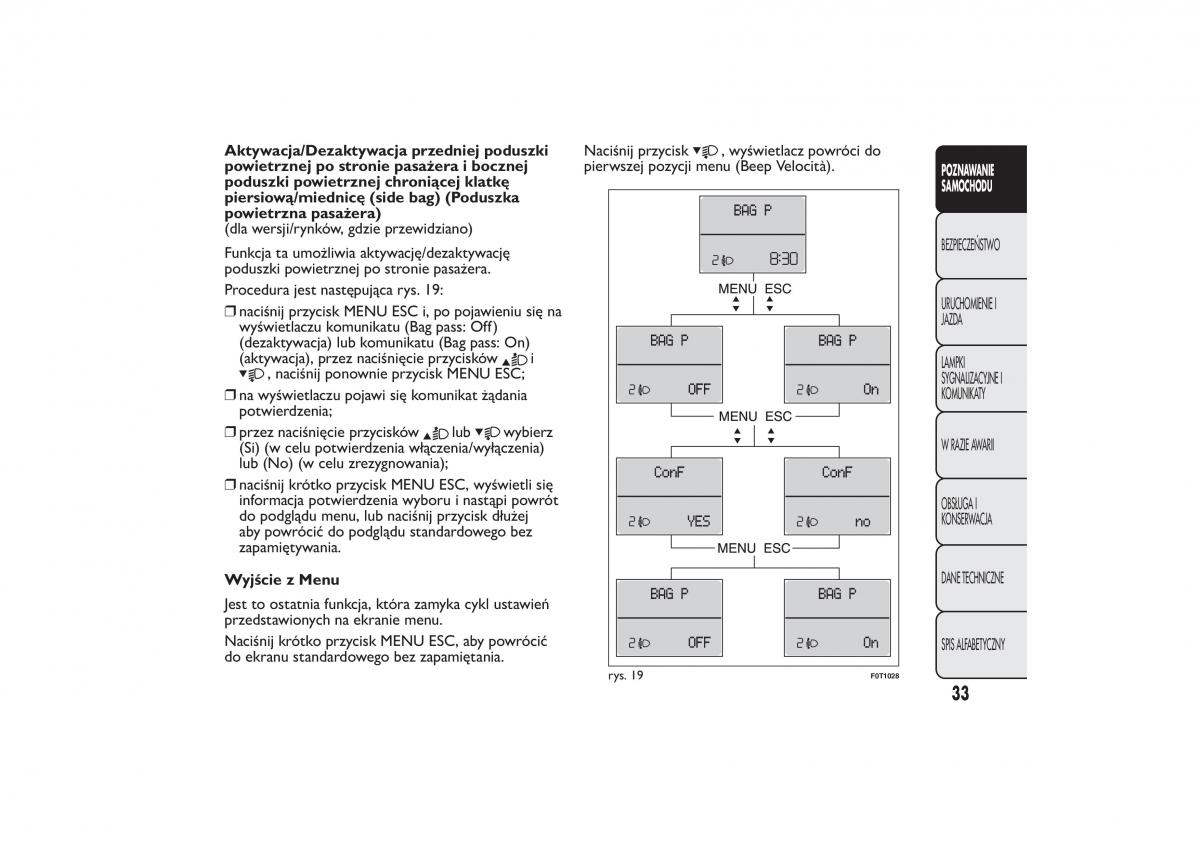 Fiat Fiorino IV 4 instrukcja obslugi / page 36