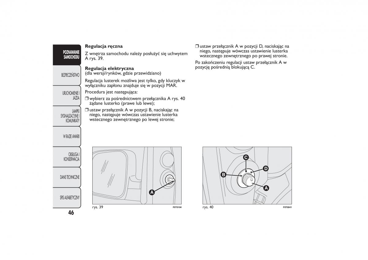 Fiat Fiorino IV 4 instrukcja obslugi / page 49