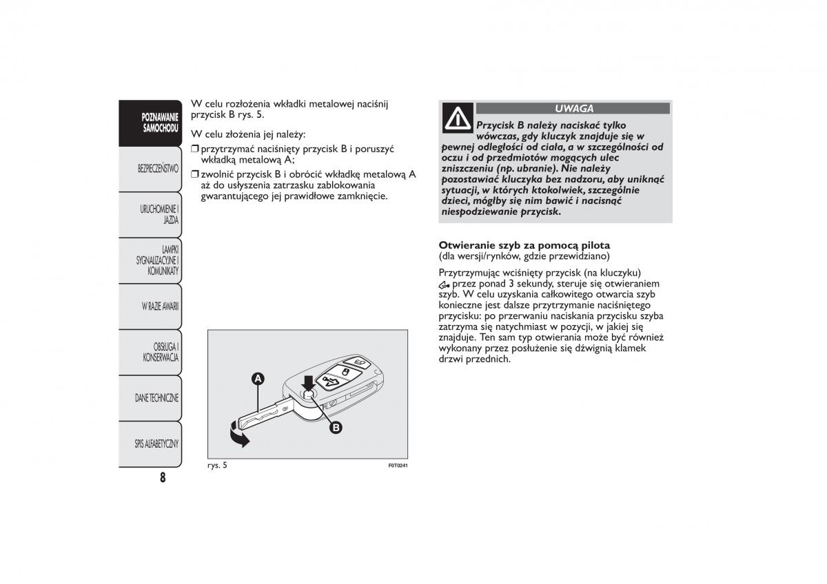 manual  Fiat Fiorino IV 4 instrukcja / page 11