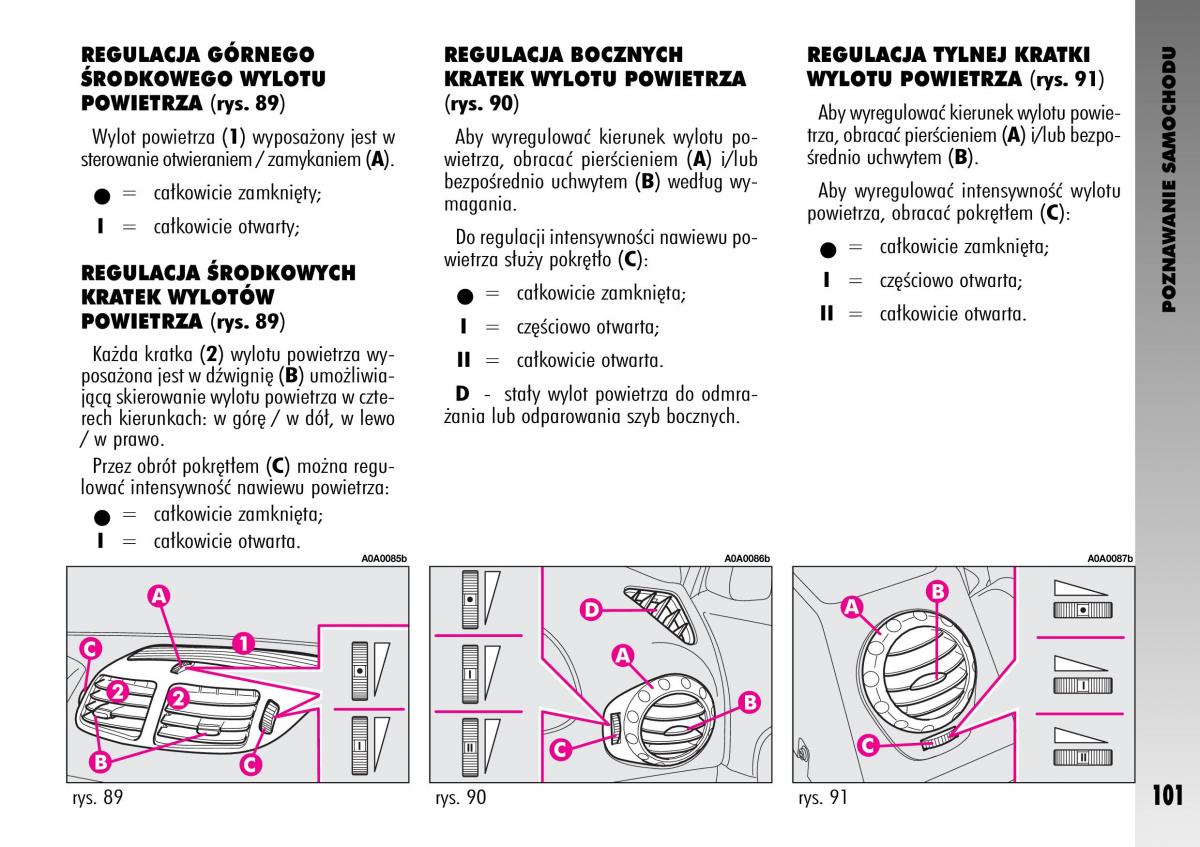 Alfa Romeo GT instrukcja obslugi / page 102