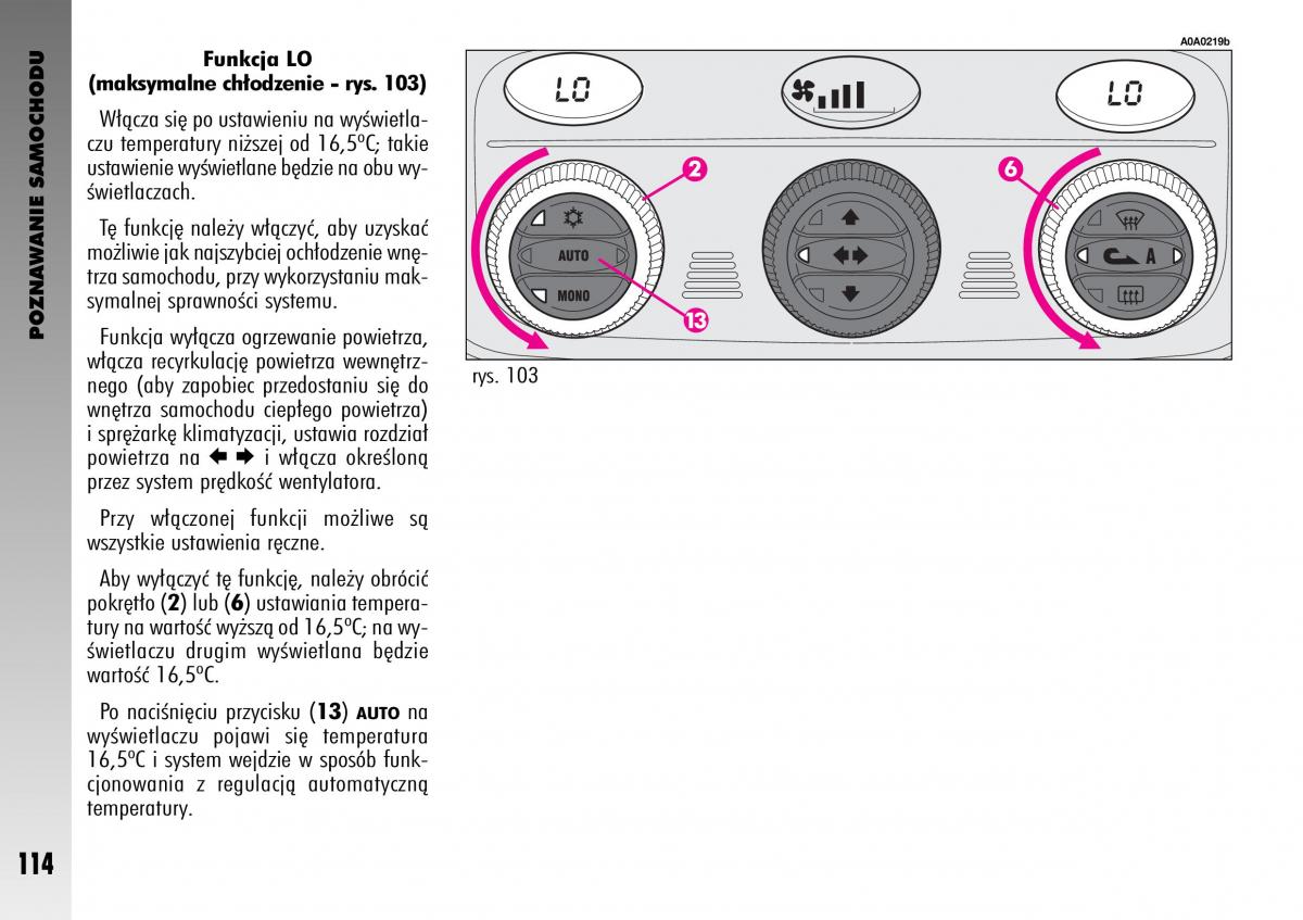 Alfa Romeo GT instrukcja obslugi / page 115