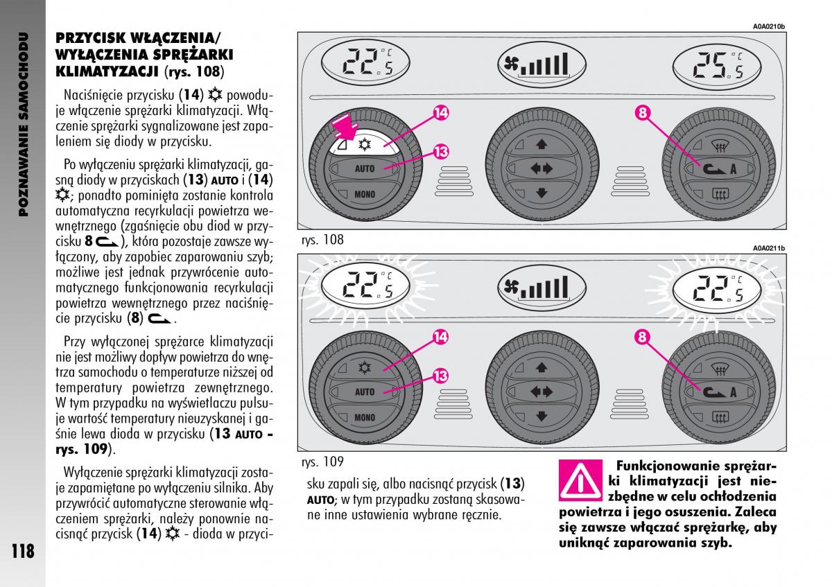 Alfa Romeo GT instrukcja obslugi / page 119