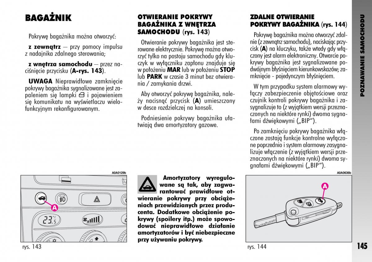 Alfa Romeo GT instrukcja obslugi / page 146
