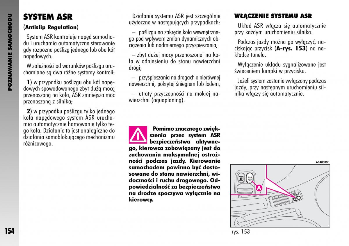 Alfa Romeo GT instrukcja obslugi / page 155