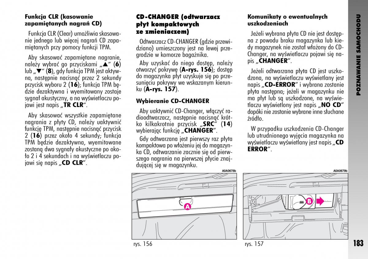 Alfa Romeo GT instrukcja obslugi / page 184
