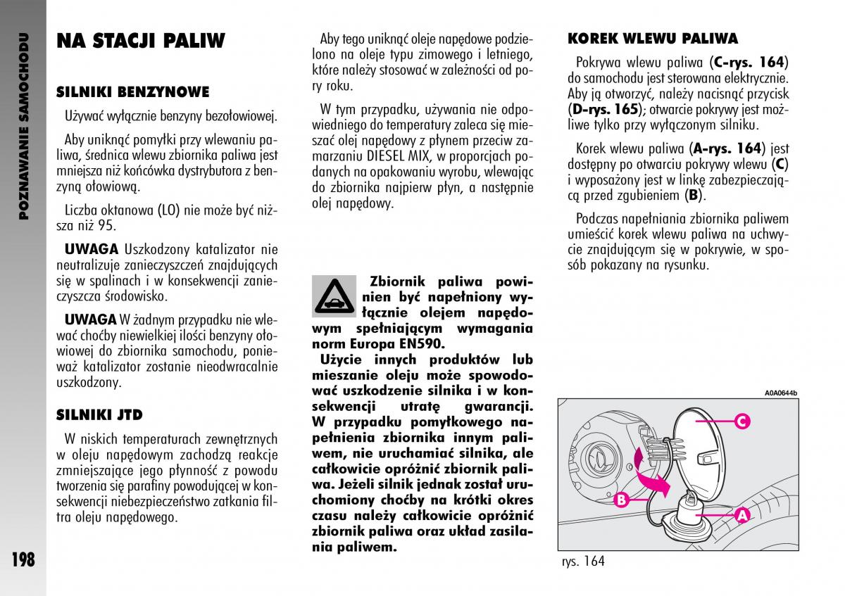 Alfa Romeo GT instrukcja obslugi / page 199