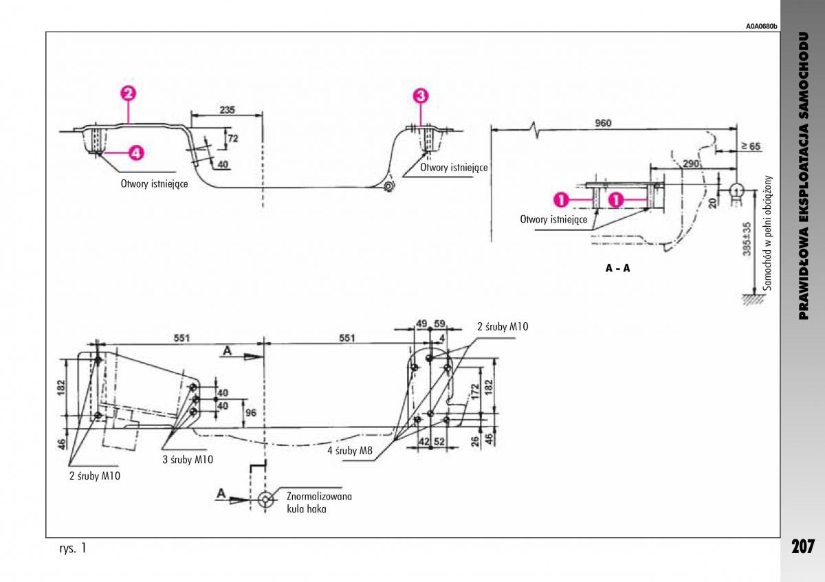 Alfa Romeo GT instrukcja obslugi / page 208