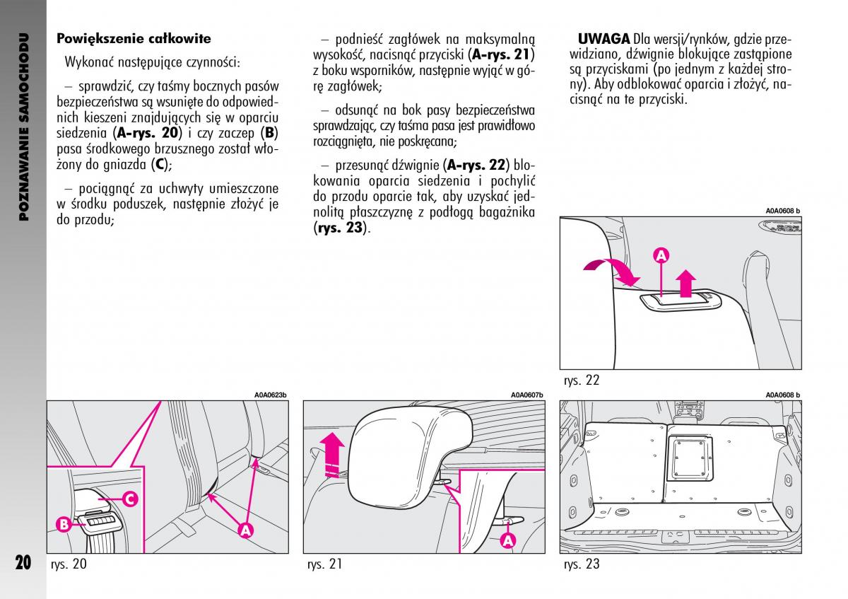 manual  Alfa Romeo GT instrukcja / page 21