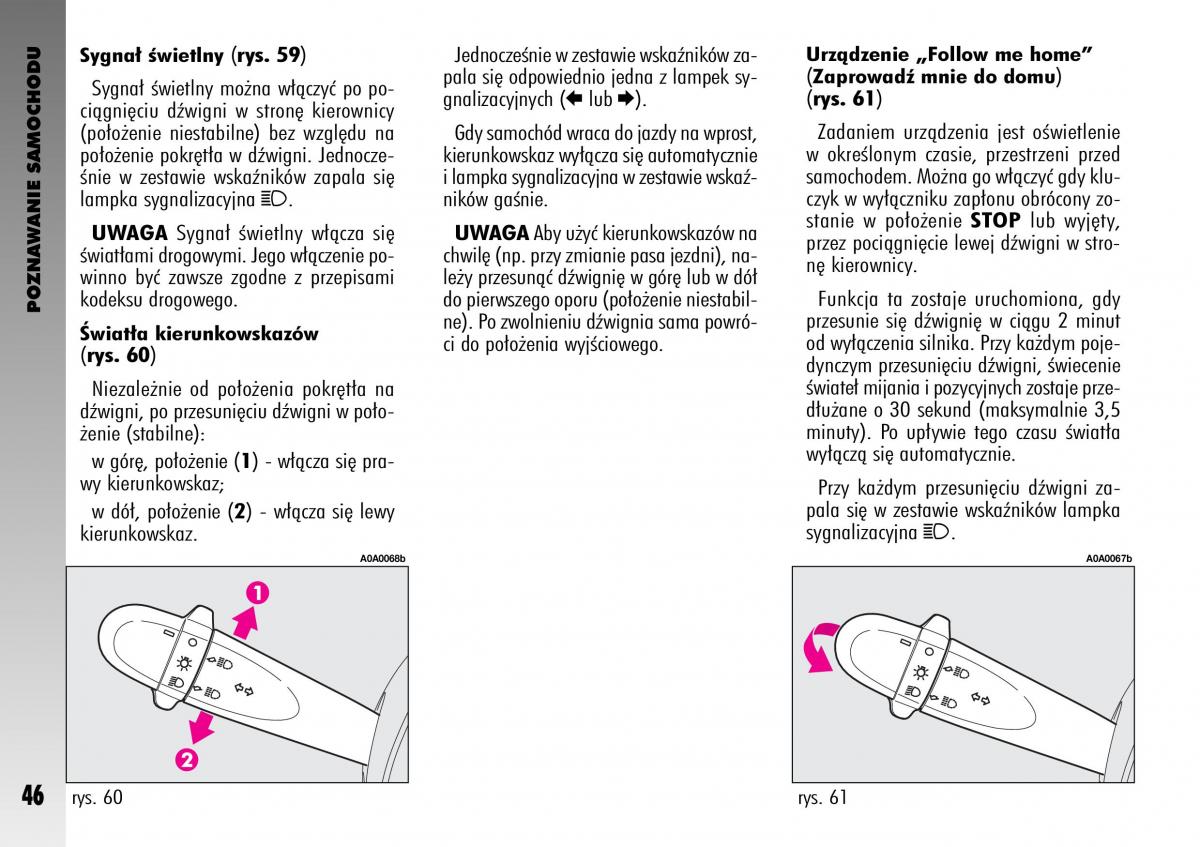 Alfa Romeo GT instrukcja obslugi / page 47
