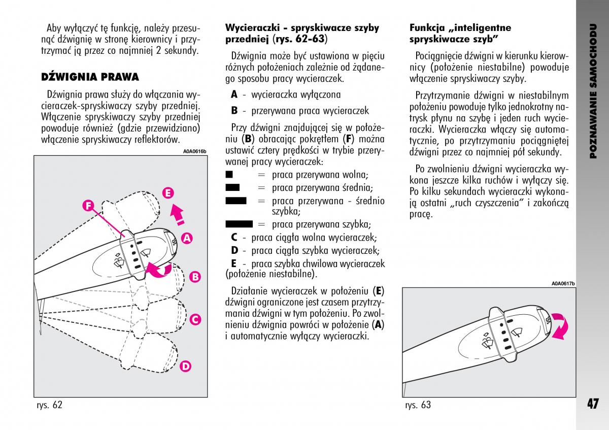 Alfa Romeo GT instrukcja obslugi / page 48