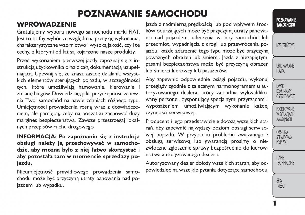 manual  Fiat Freemont instrukcja / page 7
