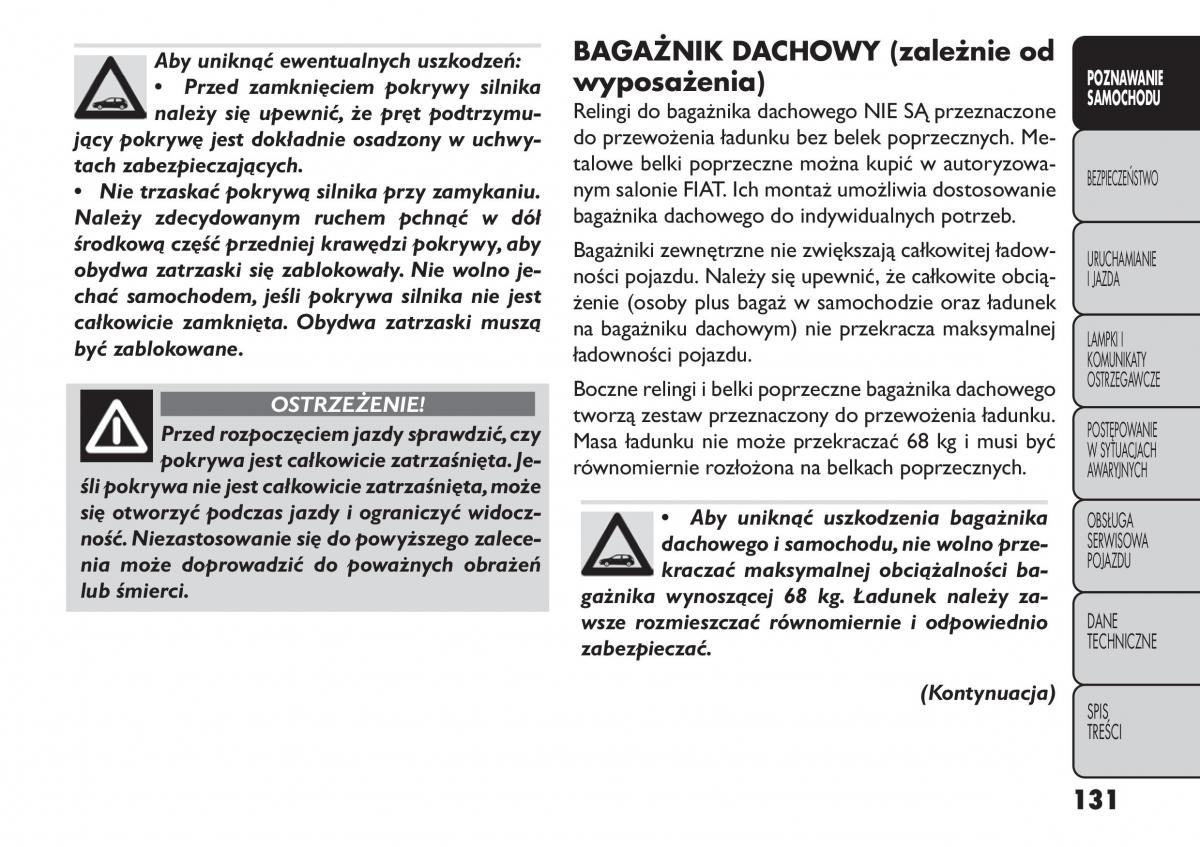 Fiat Freemont instrukcja obslugi / page 137