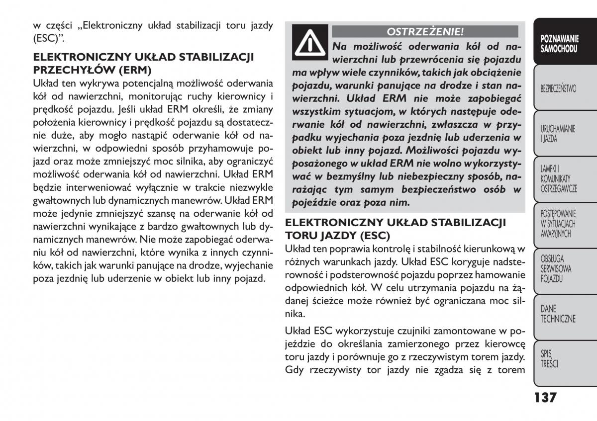 Fiat Freemont instrukcja obslugi / page 143