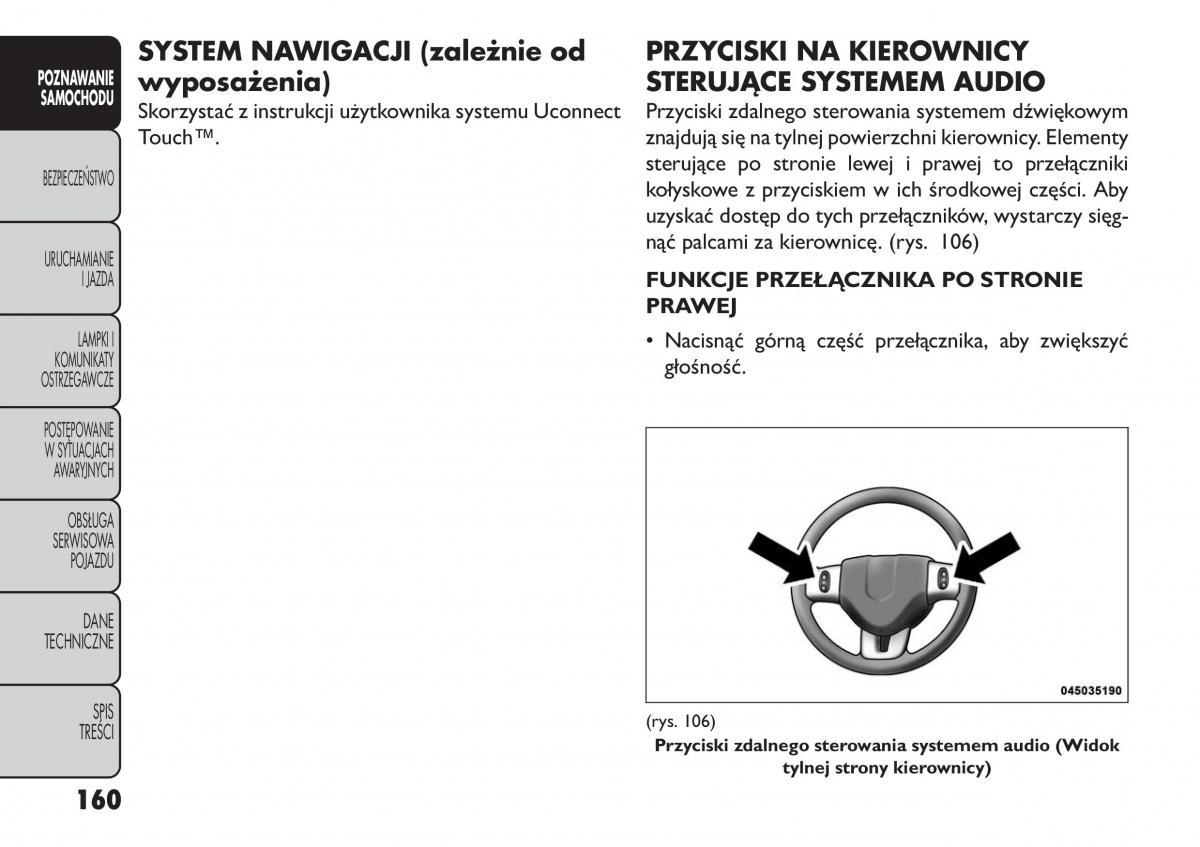 Fiat Freemont instrukcja obslugi / page 166