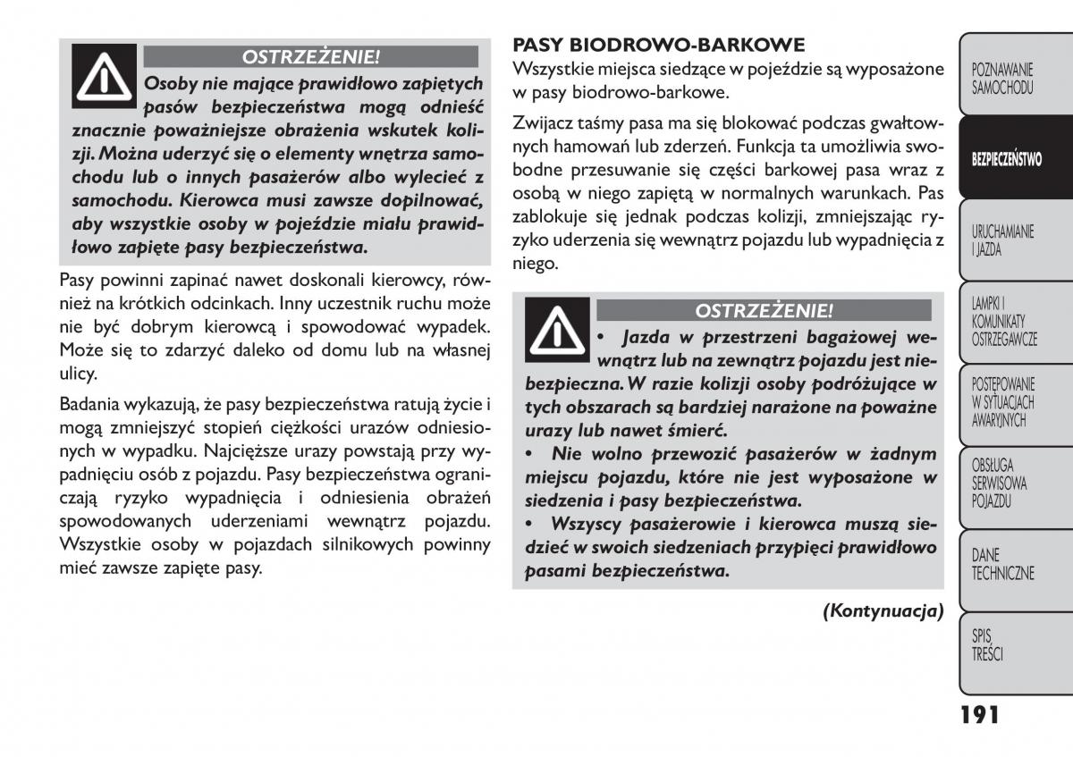 Fiat Freemont instrukcja obslugi / page 197