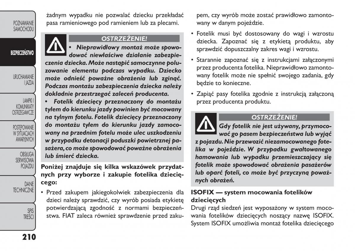 Fiat Freemont instrukcja obslugi / page 216