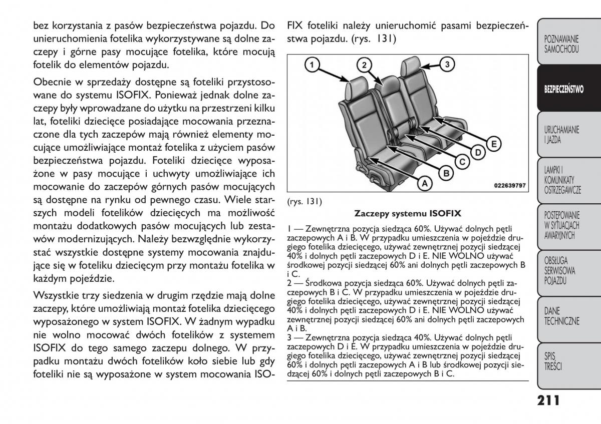 Fiat Freemont instrukcja obslugi / page 217