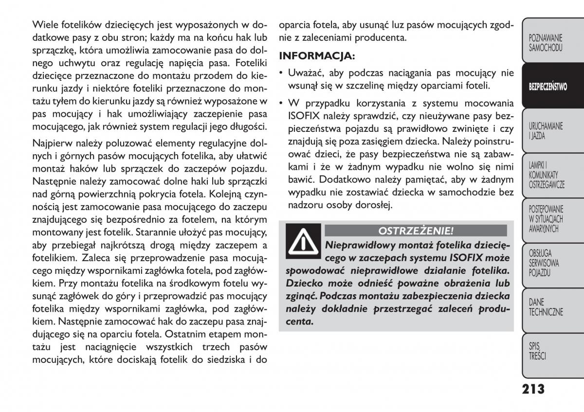 Fiat Freemont instrukcja obslugi / page 219