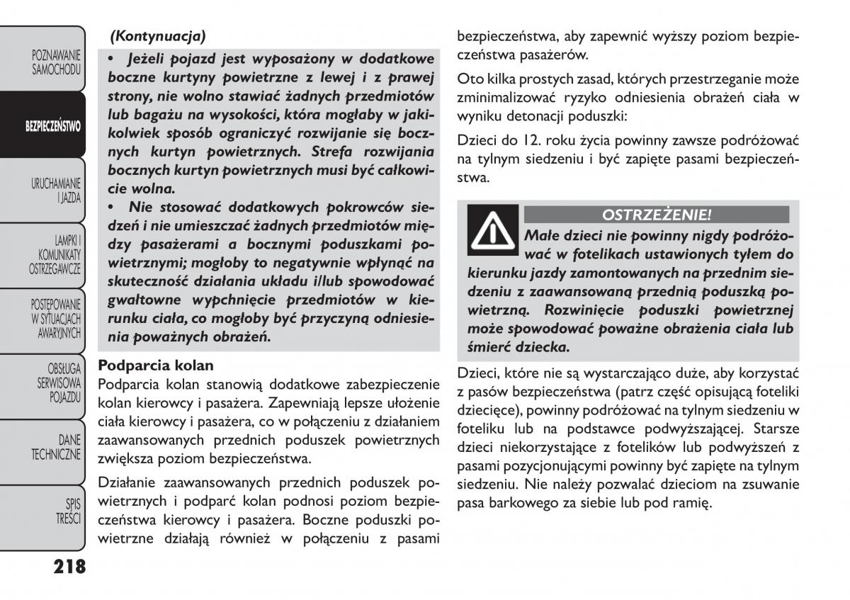 Fiat Freemont instrukcja obslugi / page 224