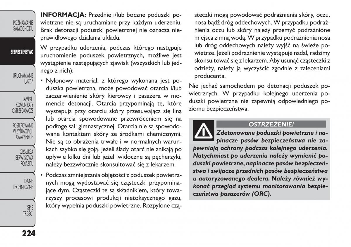 Fiat Freemont instrukcja obslugi / page 230