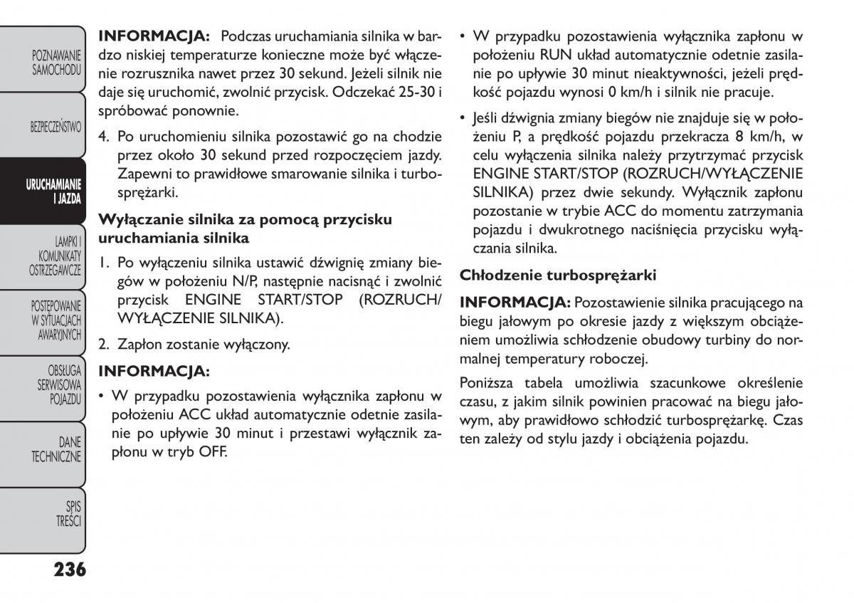 Fiat Freemont instrukcja obslugi / page 242