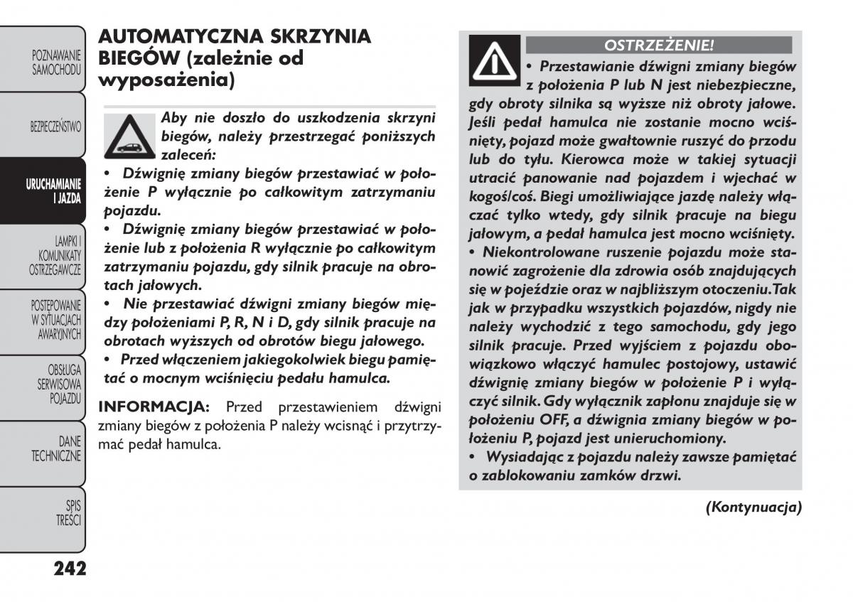 Fiat Freemont instrukcja obslugi / page 248