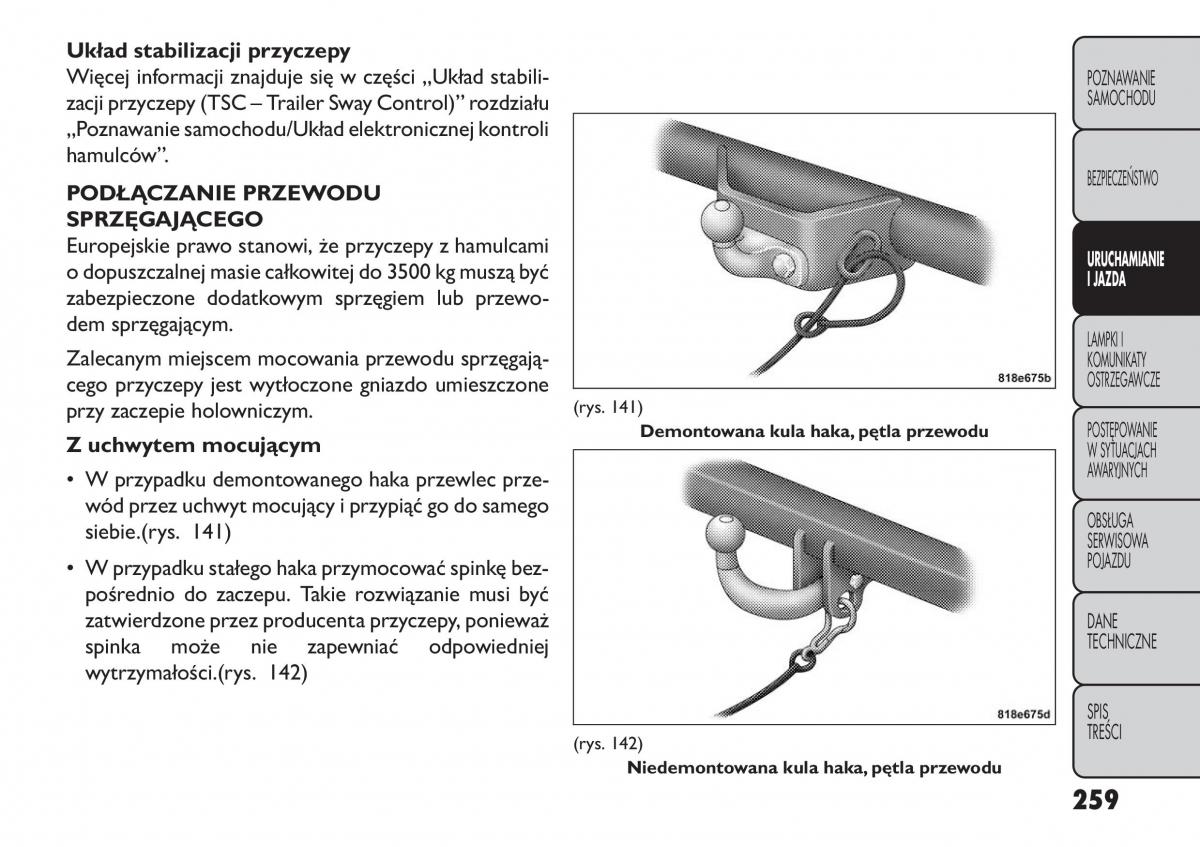 Fiat Freemont instrukcja obslugi / page 265