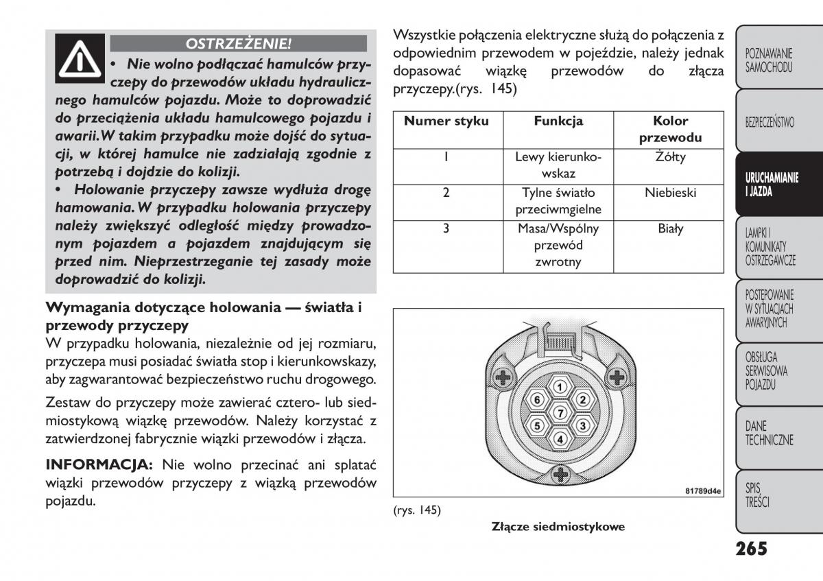 Fiat Freemont instrukcja obslugi / page 271