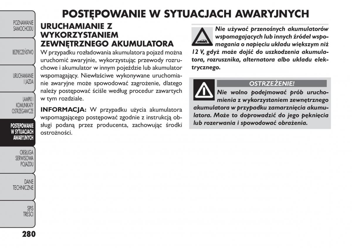 Fiat Freemont instrukcja obslugi / page 286
