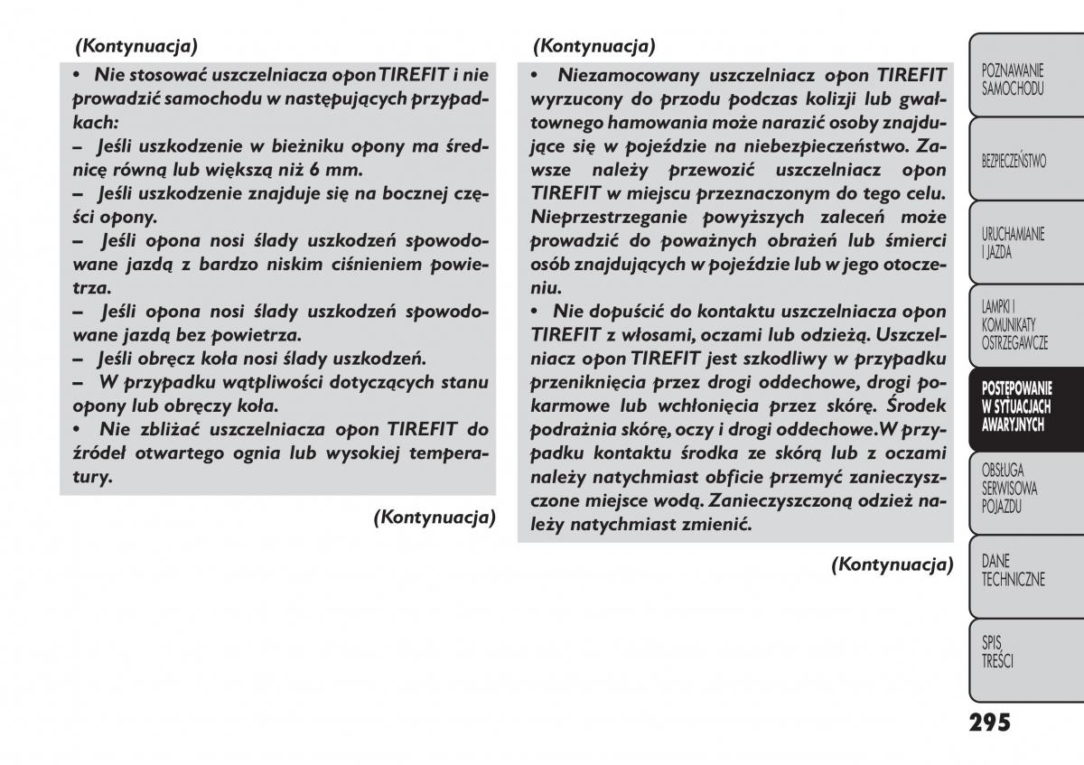 Fiat Freemont instrukcja / page 301