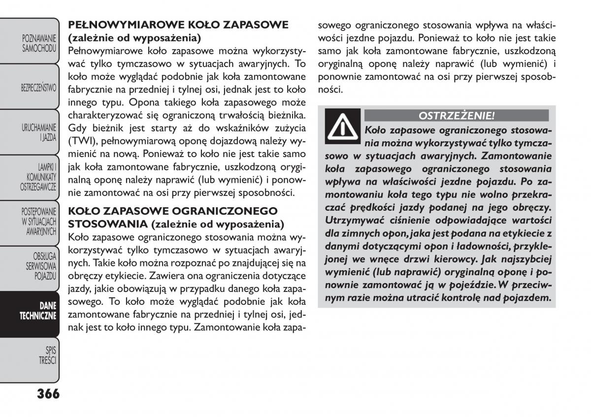 Fiat Freemont instrukcja / page 372