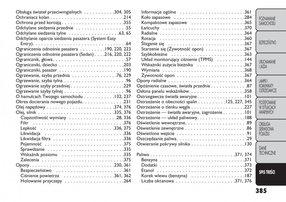 Fiat Freemont instrukcja / page 391