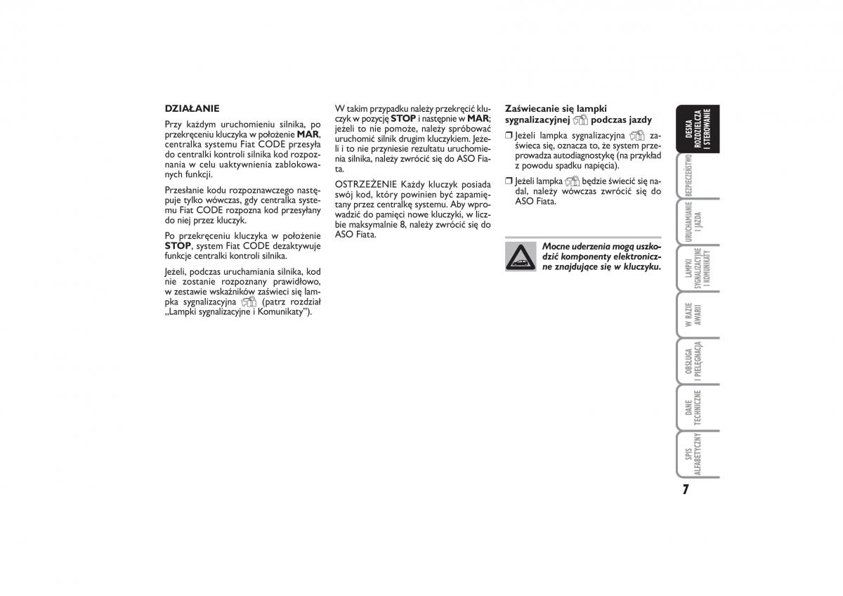 manual  Fiat Linea instrukcja / page 8