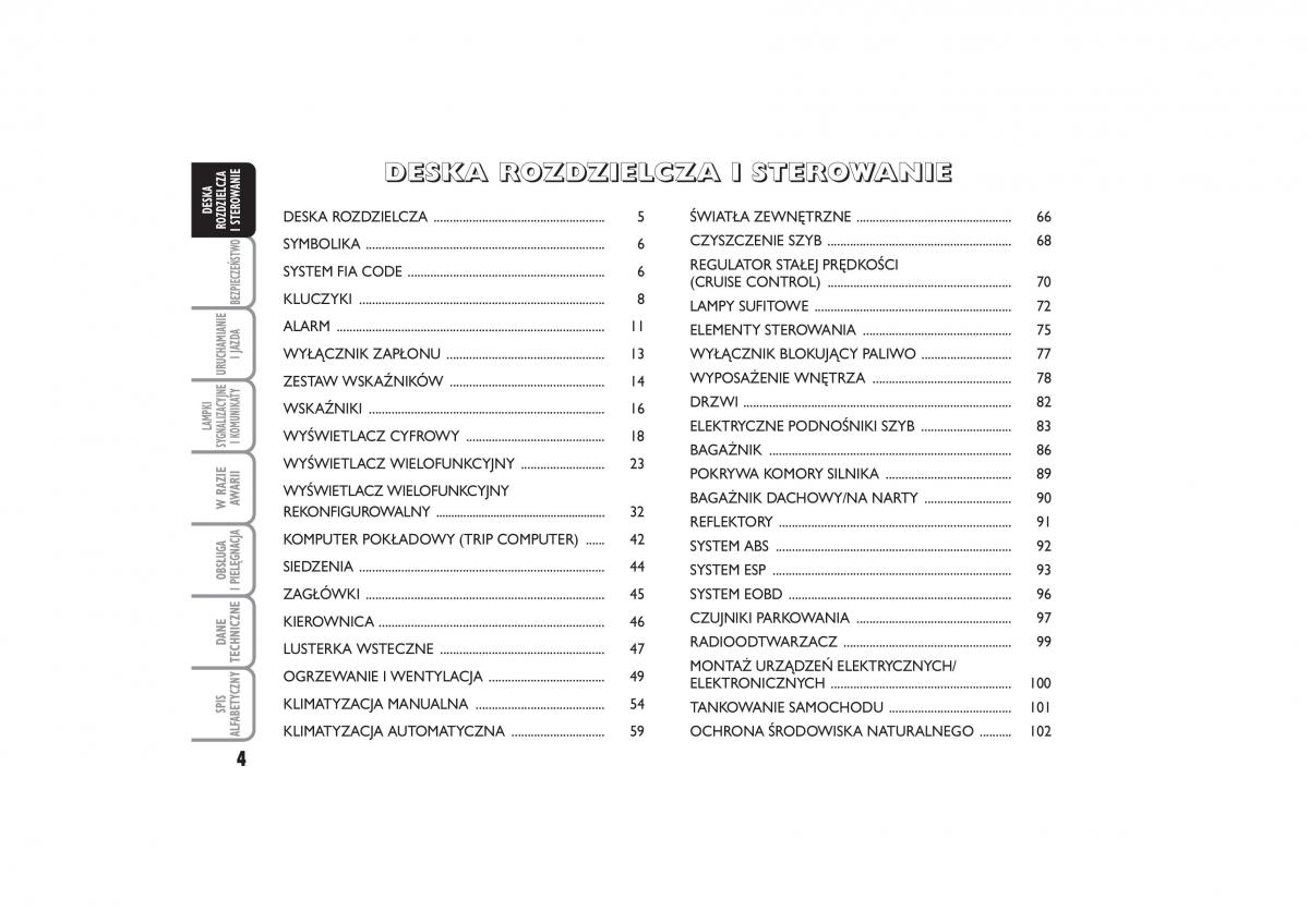 manual  Fiat Linea instrukcja / page 5