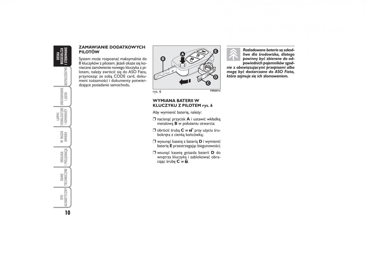 manual  Fiat Linea instrukcja / page 11