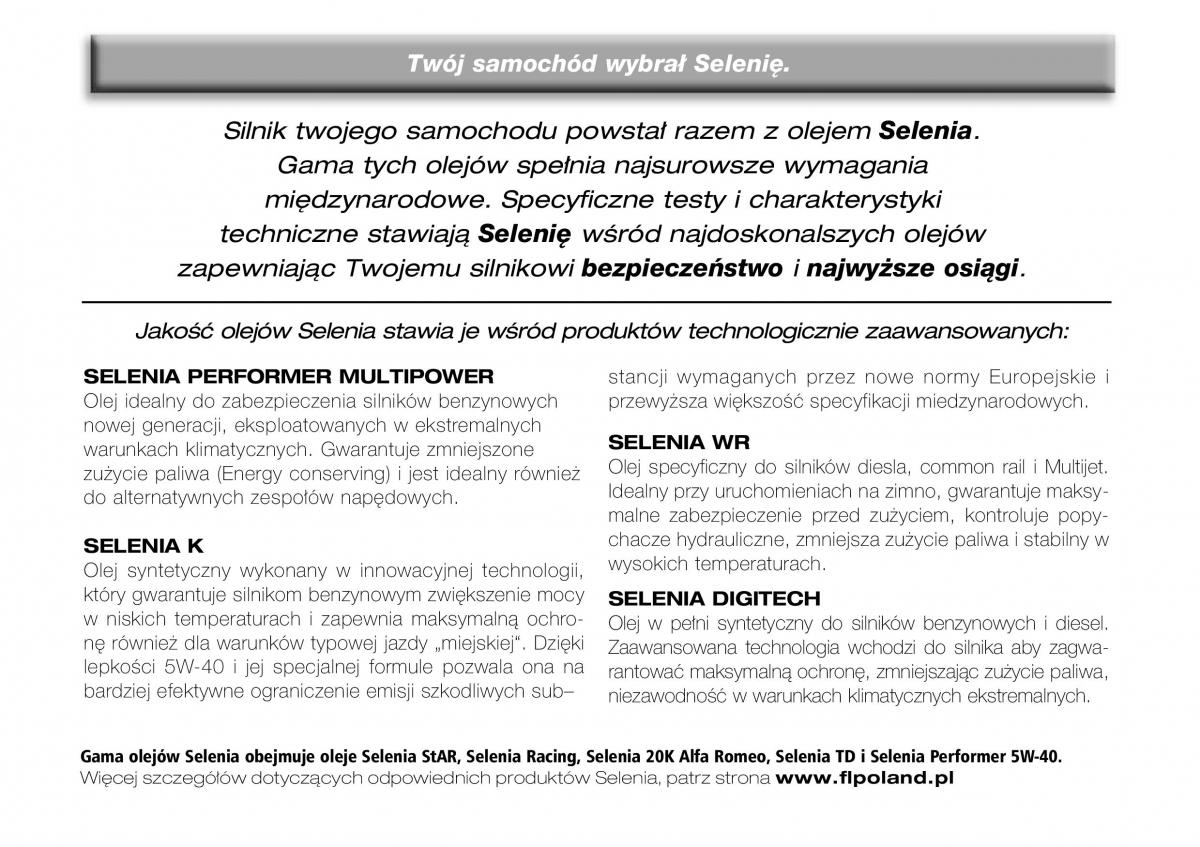 Fiat Multipla II 2 instrukcja obslugi / page 262