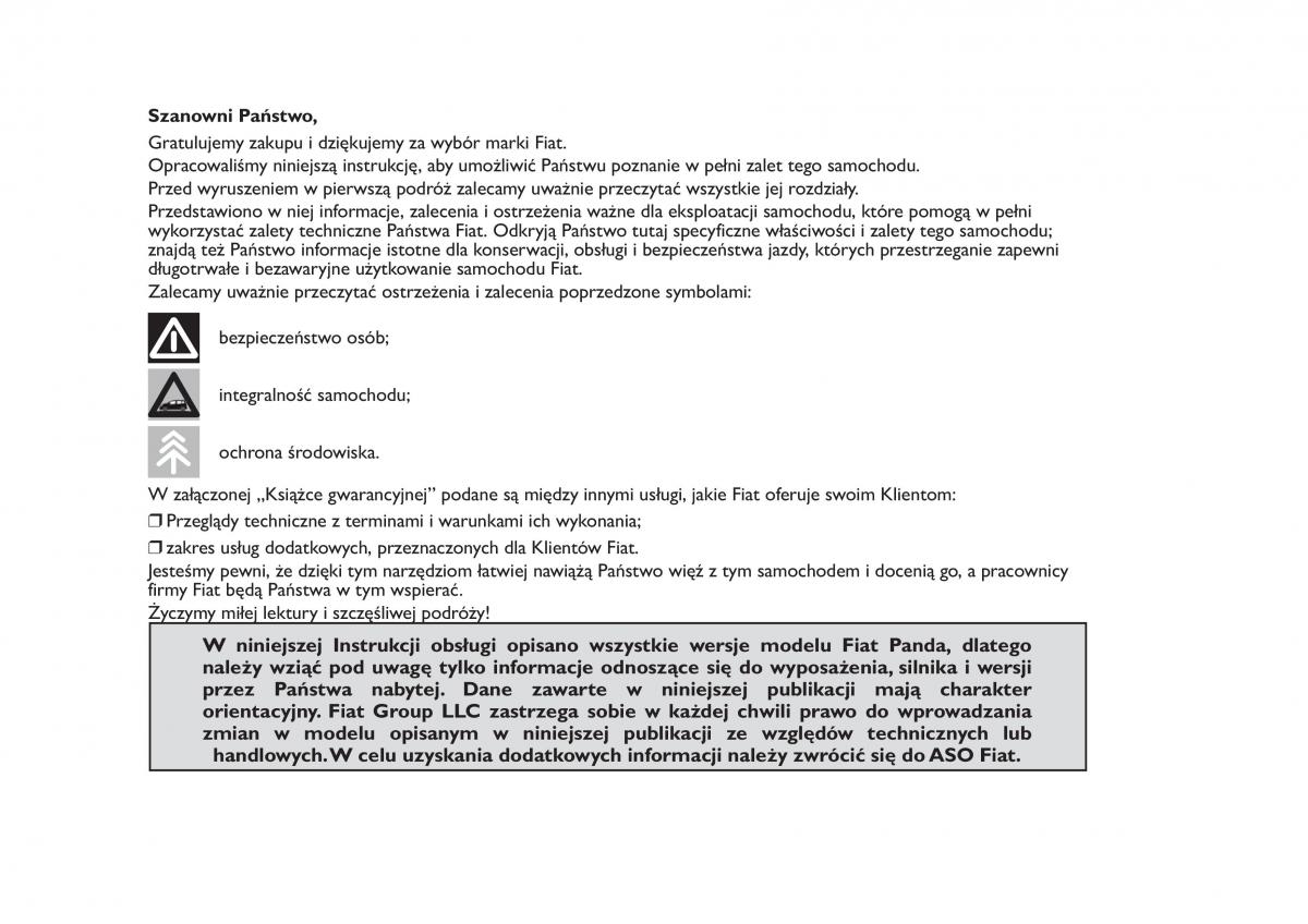 manual  Fiat Panda III 3 instrukcja / page 5