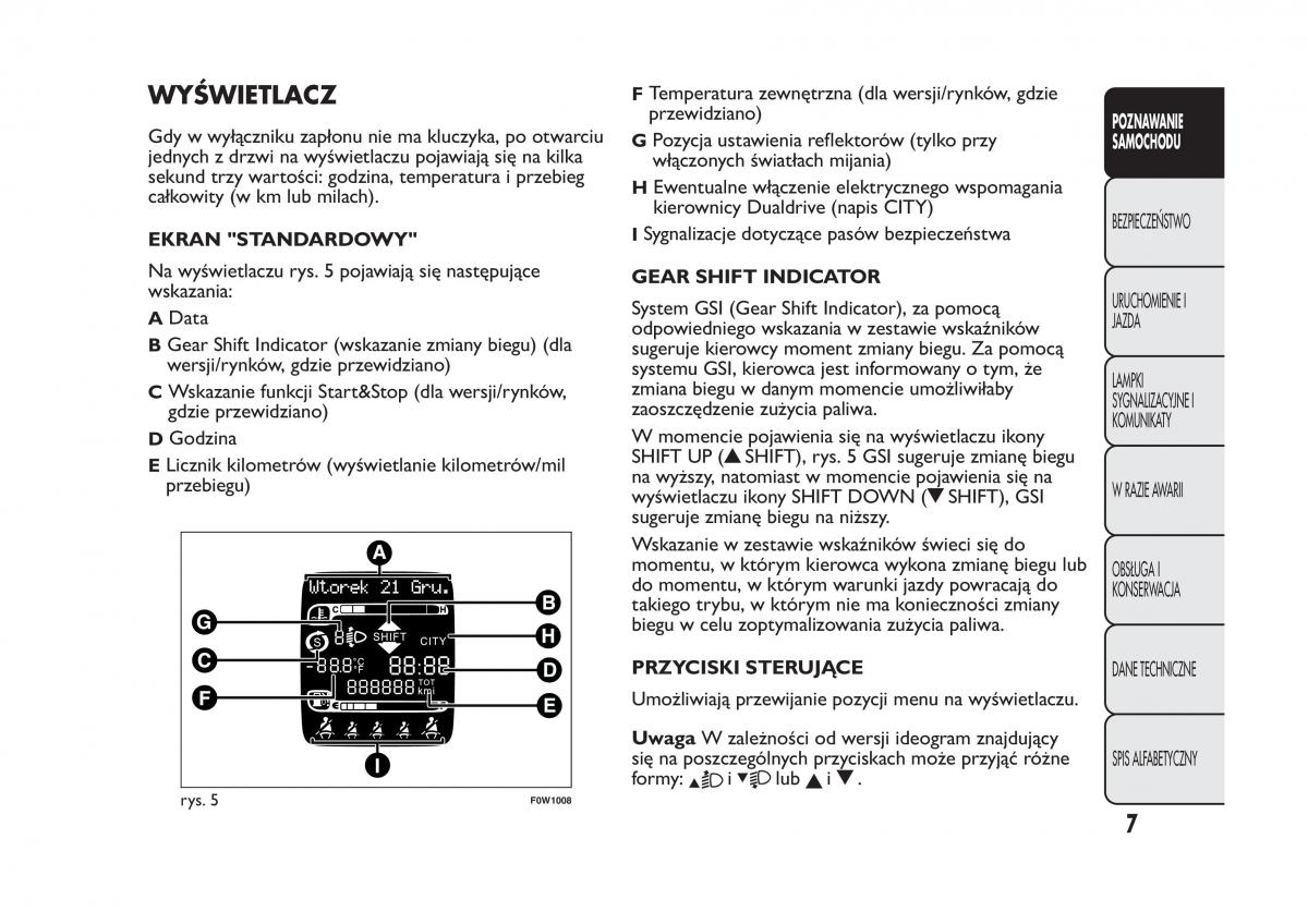 Fiat Panda III 3 instrukcja obslugi / page 11