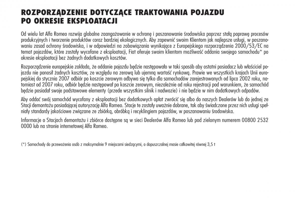 manual  Alfa Romeo Brera Spider instrukcja / page 265