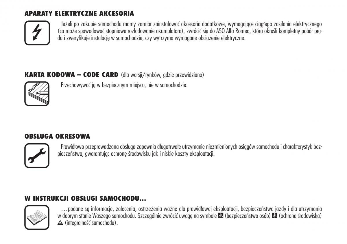 manual  Alfa Romeo Brera Spider instrukcja / page 5