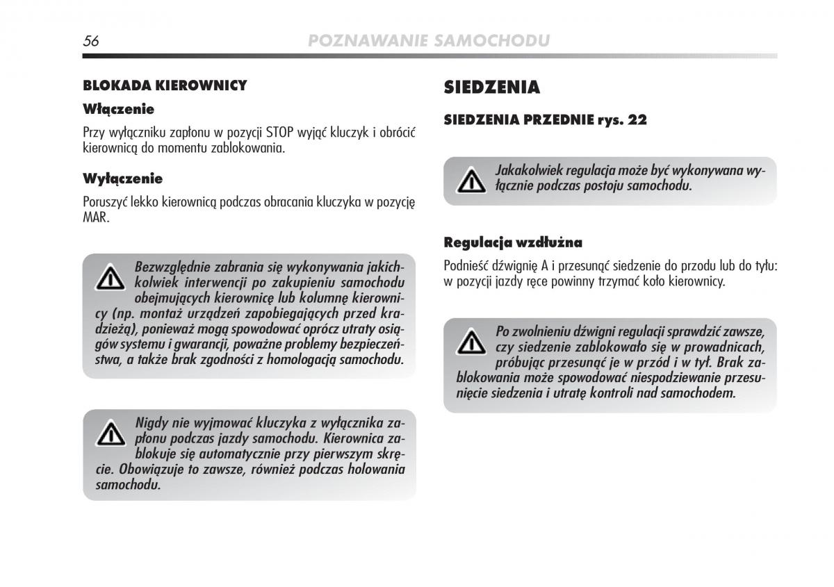Alfa Romeo Mito instrukcja obslugi / page 57