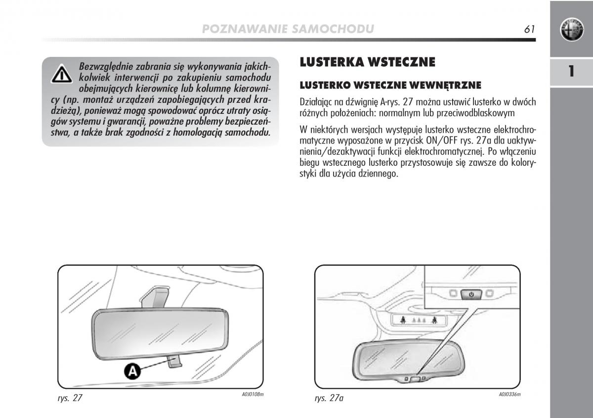 Alfa Romeo Mito instrukcja obslugi / page 62