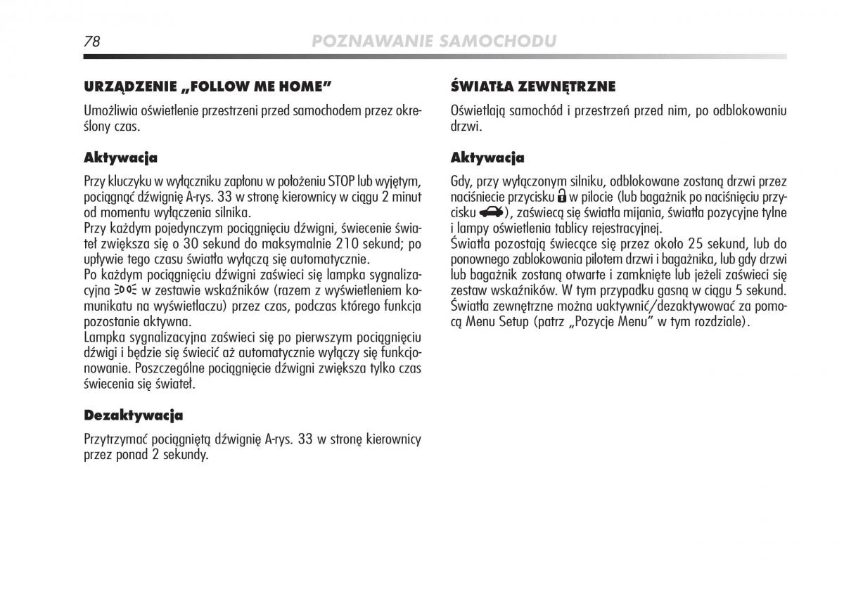 Alfa Romeo Mito instrukcja obslugi / page 79
