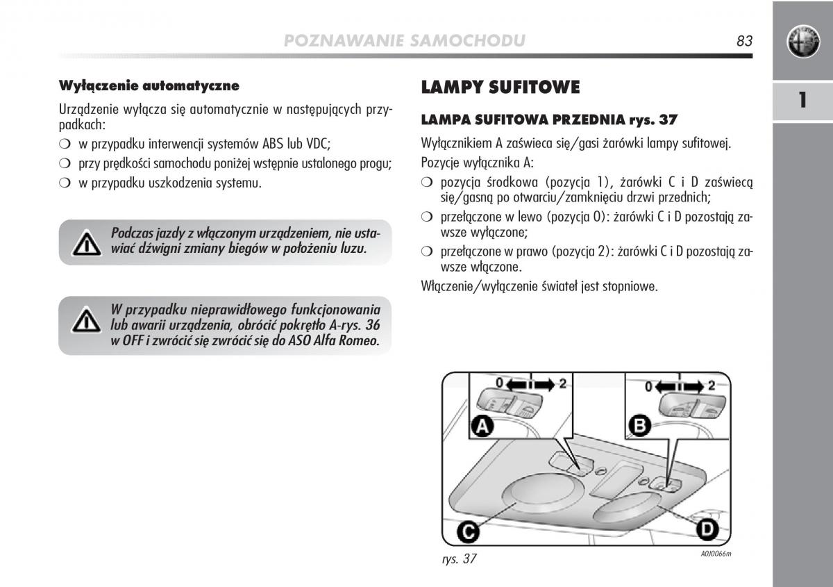 Alfa Romeo Mito instrukcja obslugi / page 84
