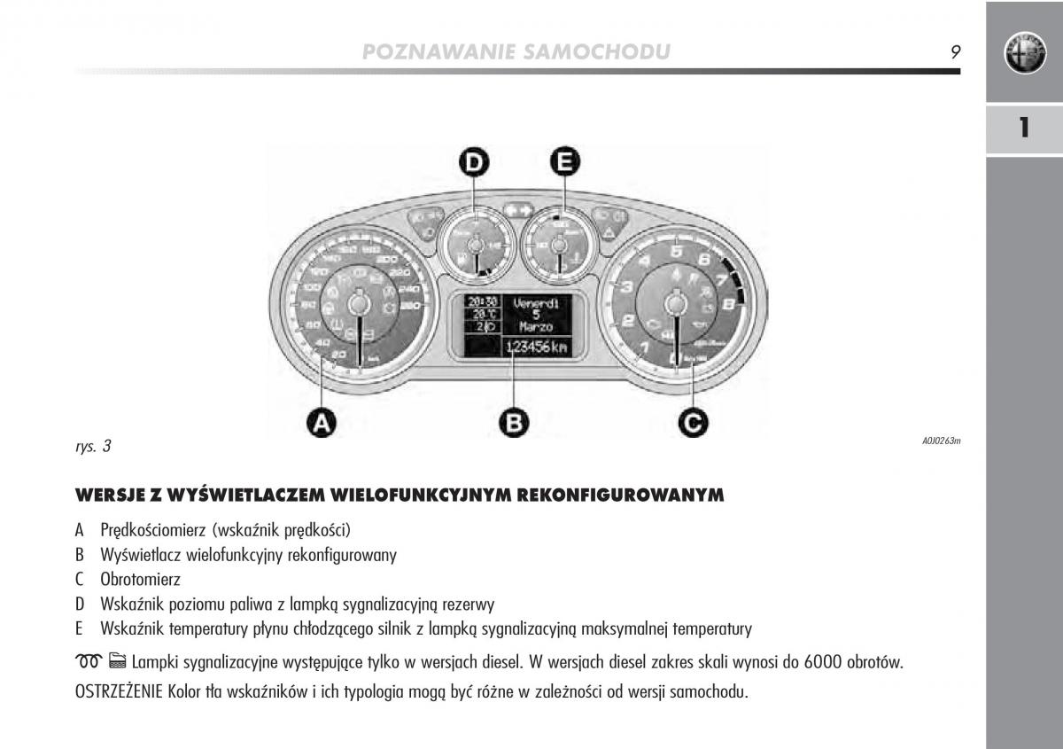 Alfa Romeo Mito instrukcja obslugi / page 10