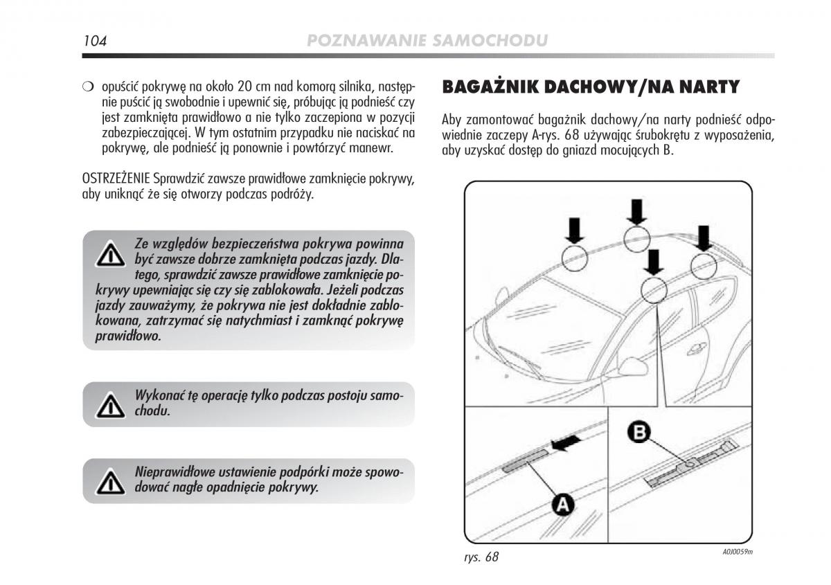 Alfa Romeo Mito instrukcja obslugi / page 105
