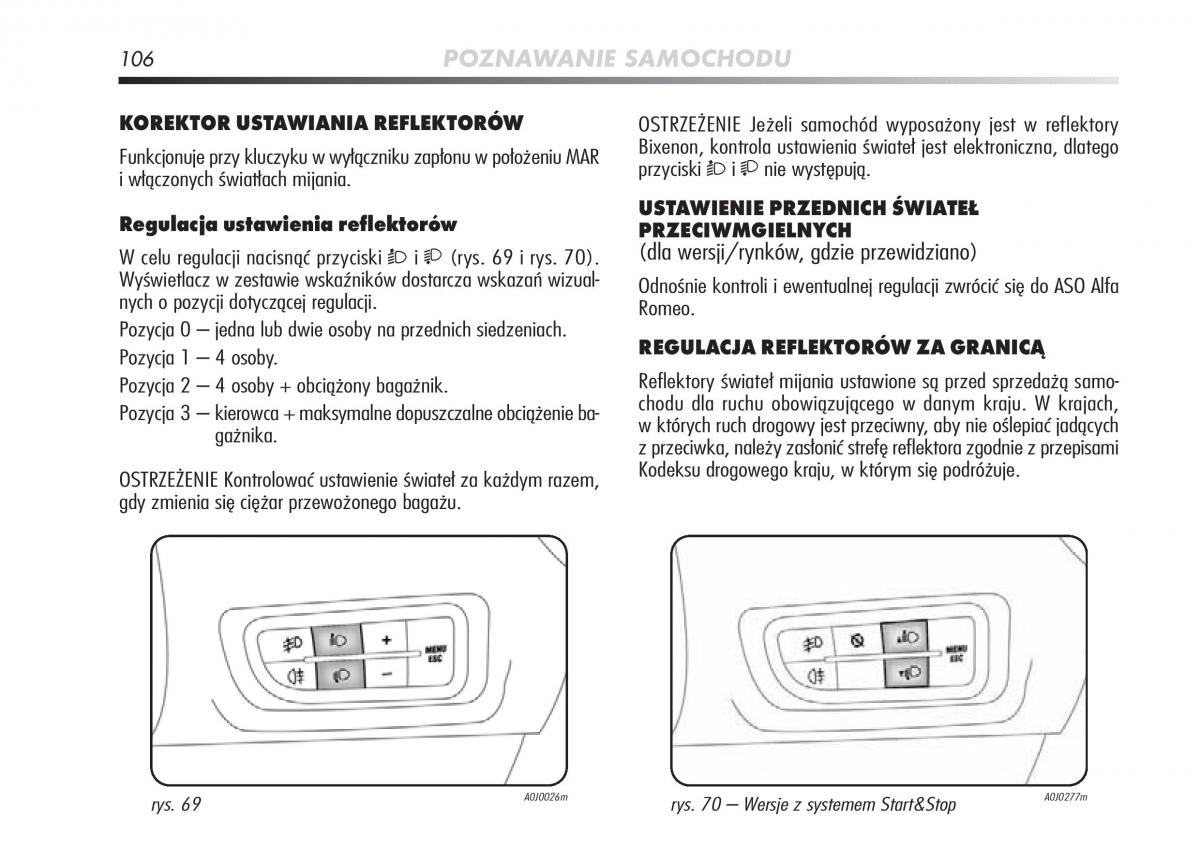 Alfa Romeo Mito instrukcja obslugi / page 107