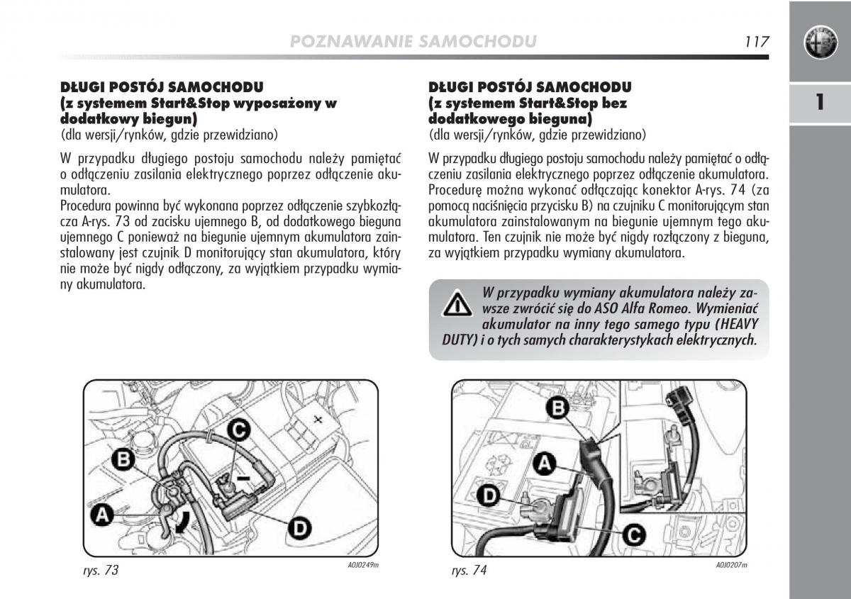 Alfa Romeo Mito instrukcja obslugi / page 118