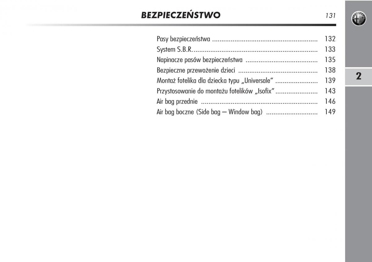 Alfa Romeo Mito instrukcja obslugi / page 132